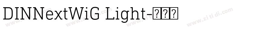 DINNextWiG Light字体转换